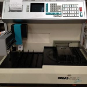 یک دستگاه اتوآنالایزر کوباس میرا پلاس (cobas mira plus cc) در شرکت پیمان پویان طب
